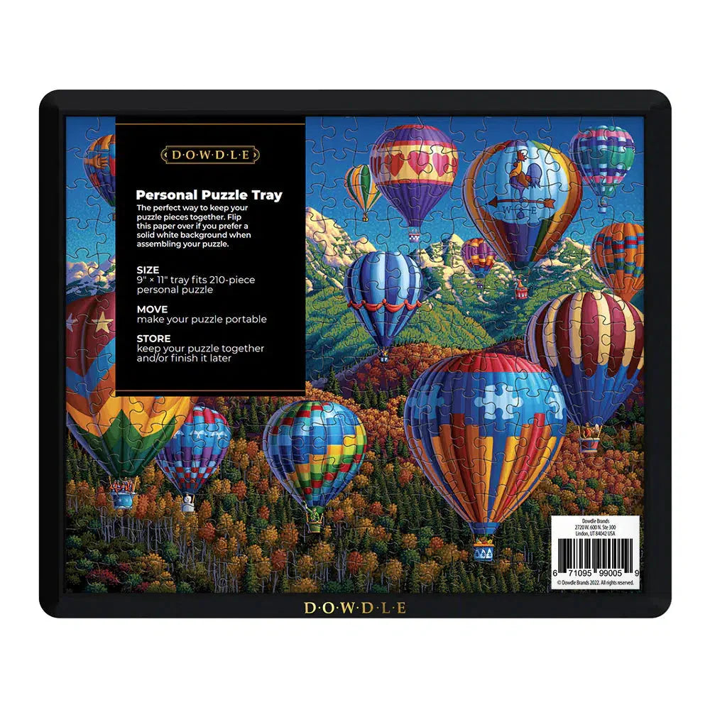 Personal Puzzle Tray: 9" x 11" for 210 Piece Dowdle Puzzles (ONLINE ORDER ONLY)