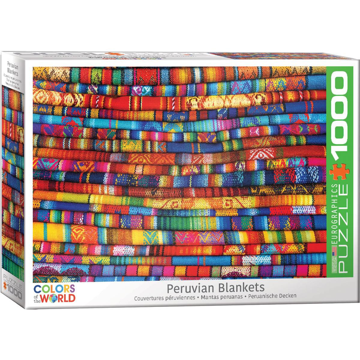 Peruvian Blankets 1000 Piece Jigsaw Puzzle Eurographics (ONLINE ORDER ONLY)