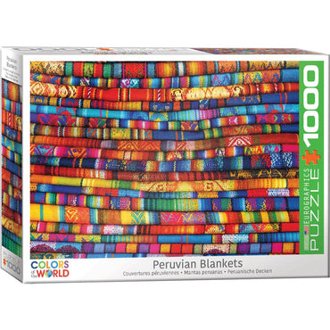 Peruvian Blankets 1000 Piece Jigsaw Puzzle Eurographics (ONLINE ORDER ONLY)