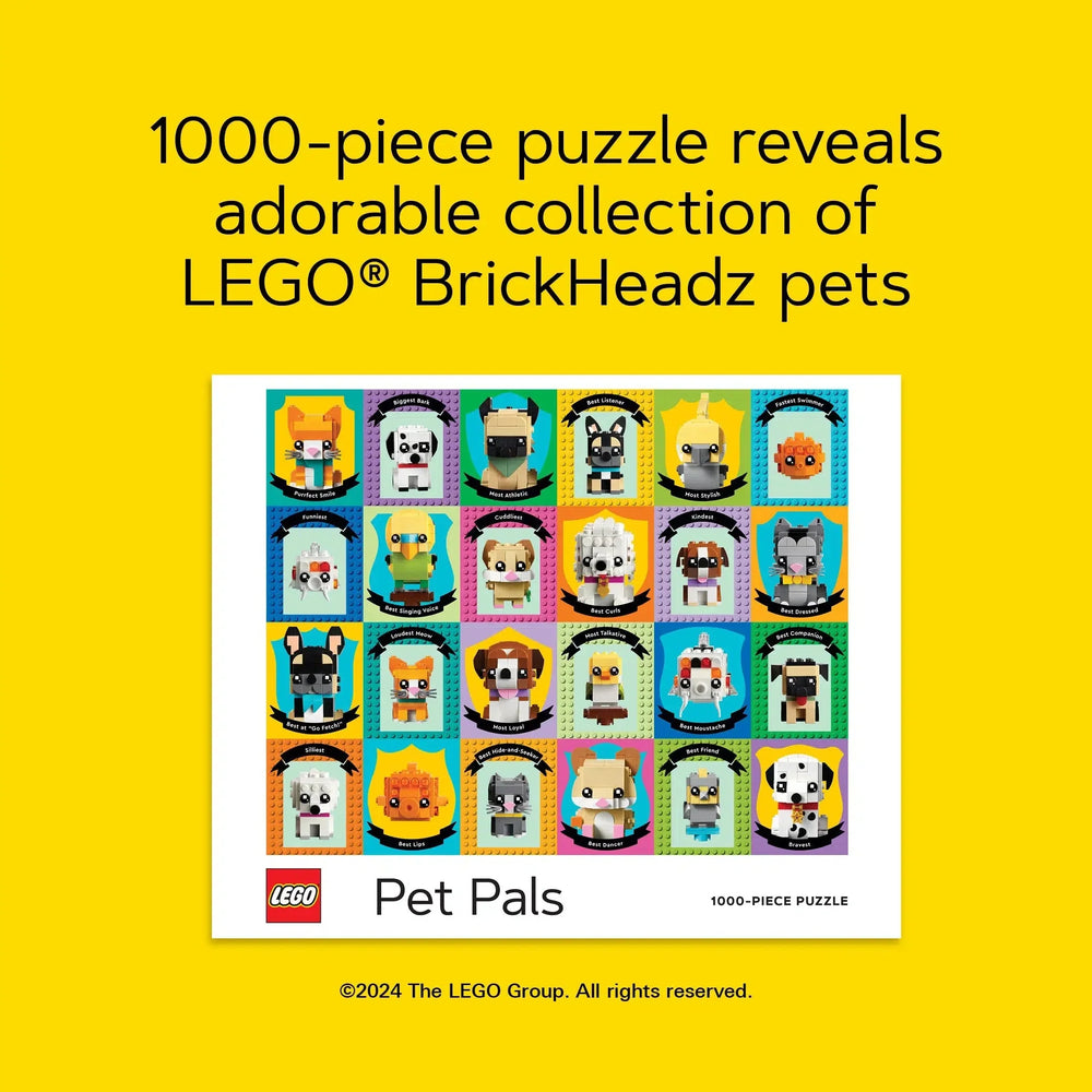 Pet Pals LEGO 1000 Piece Jigsaw Puzzle Chronicle (ONLINE ORDER ONLY)