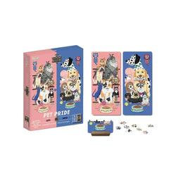 Pet Pride Cats vs Dogs Set of 2 70 Piece Jigsaw Duel Puzzles Ridley (ONLINE ORDER ONLY)