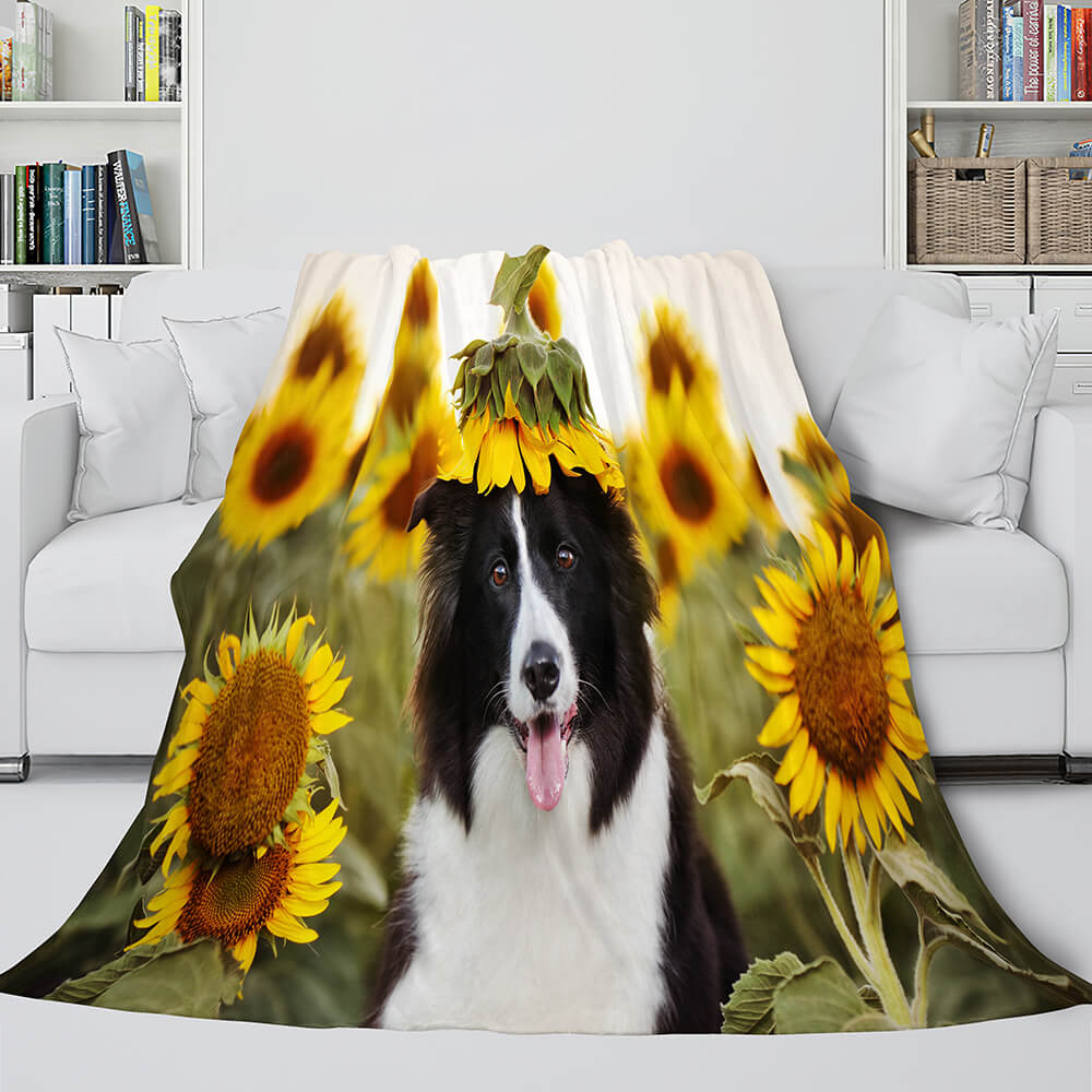 Pet Puppy Dog Flannel Blanket Room Decoration (Online Order Only)