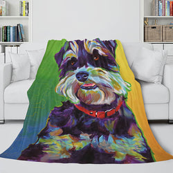 Pet Puppy Dog Flannel Blanket Room Decoration (Online Order Only)