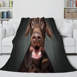 Pet Puppy Dog Flannel Blanket Room Decoration (Online Order Only)