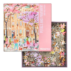 Petals & Pavement 500 Piece Jigsaw Puzzle PuzzleFolk