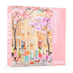 Petals & Pavement 500 Piece Jigsaw Puzzle PuzzleFolk
