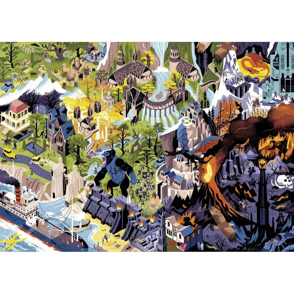 Peter Jackson Films Movie Masters 1000 Piece Jigsaw Puzzle Heye