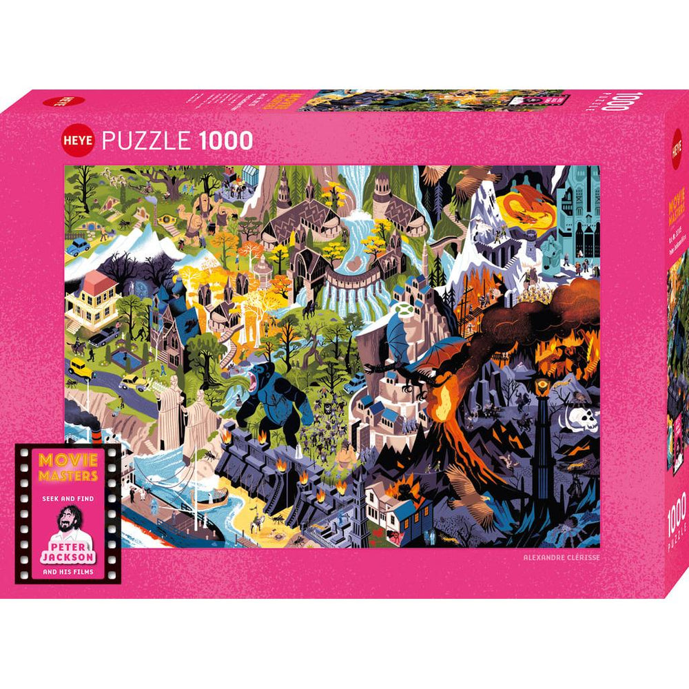 Peter Jackson Films Movie Masters 1000 Piece Jigsaw Puzzle Heye