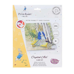 Peter Rabbit & Chicks Crystal Art Card Kit Craft Buddy (ONLINE ORDER ONLY)