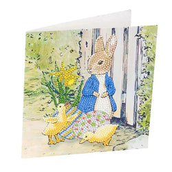 Peter Rabbit & Chicks Crystal Art Card Kit Craft Buddy (ONLINE ORDER ONLY)