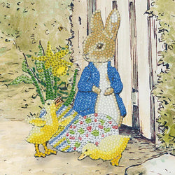 Peter Rabbit & Chicks Crystal Art Card Kit Craft Buddy (ONLINE ORDER ONLY)