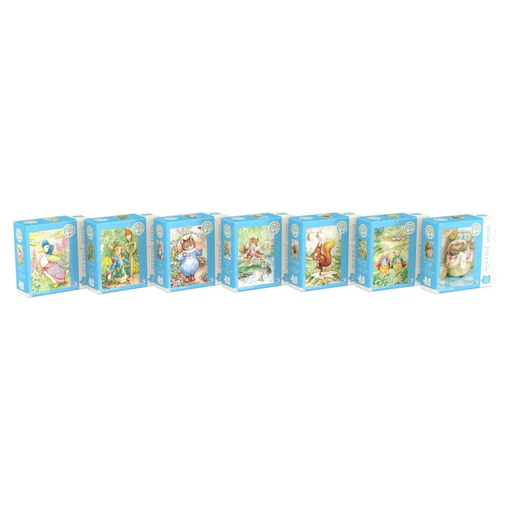 Peter Rabbit Collector's Set of 7 Character 20 Piece Mini Jigsaw Puzzles NYPC (ONLINE ORDER ONLY)