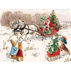 Peter Rabbit & Santa 1000 Piece Jigsaw Puzzle NYPC (ONLINE ORDER ONLY)