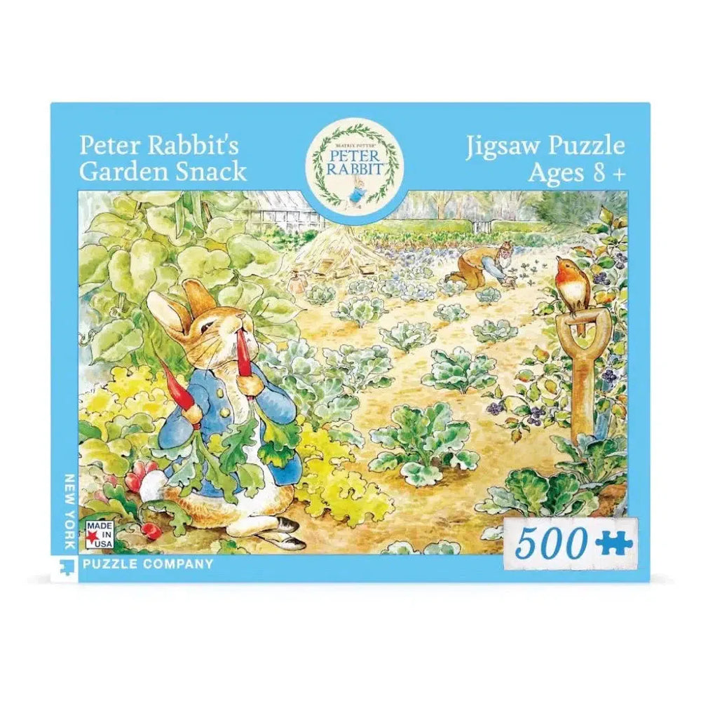 Peter Rabbit's Garden Snack 500 Piece Jigsaw Puzzle NYPC (ONLINE ORDER ONLY)