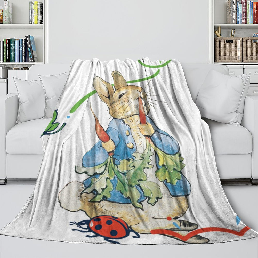 Peter Rabbit Blanket Flannel Throw Room Decoration (Online Order Only)