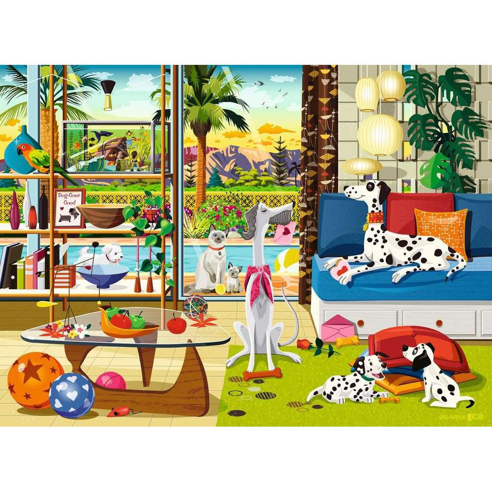 Pets of Palm Springs 500 Piece Jigsaw Puzzle Ravensburger (ONLINE ORDER ONLY)