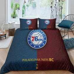 Philadelphia 76ers Bedding Set Duvet Cover Without Filler (Online Order Only)