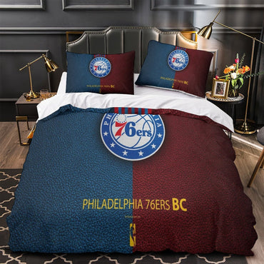 Philadelphia 76ers Bedding Set Duvet Cover Without Filler (Online Order Only)