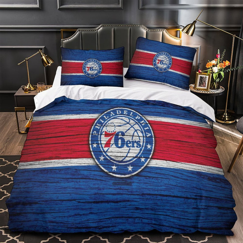 Philadelphia 76ers Bedding Set Duvet Cover Without Filler (Online Order Only)