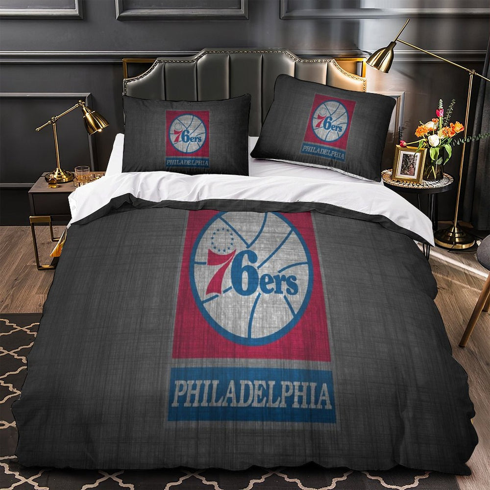 Philadelphia 76ers Bedding Set Duvet Cover Without Filler (Online Order Only)