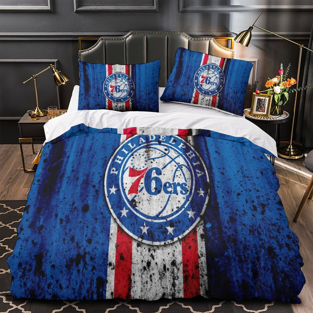 Philadelphia 76ers Bedding Set Duvet Cover Without Filler (Online Order Only)