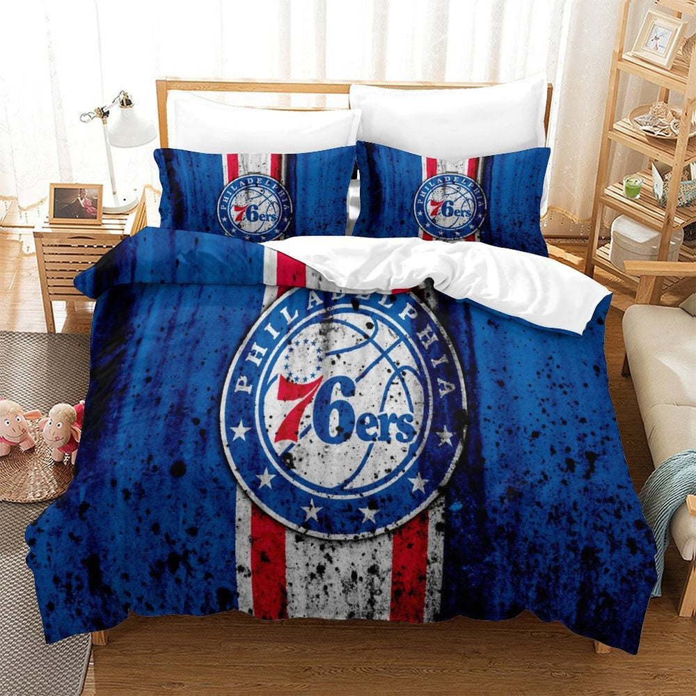 Philadelphia 76ers Bedding Set Duvet Cover Without Filler (Online Order Only)