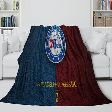 Philadelphia 76ers Blanket Flannel Fleece Throw Room Decoration (Online Order Only)