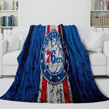 Philadelphia 76ers Blanket Flannel Fleece Throw Room Decoration (Online Order Only)