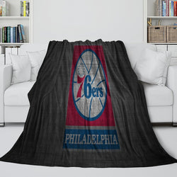 Philadelphia 76ers Blanket Flannel Fleece Throw Room Decoration (Online Order Only)
