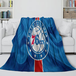 Philadelphia 76ers Blanket Flannel Fleece Throw Room Decoration (Online Order Only)