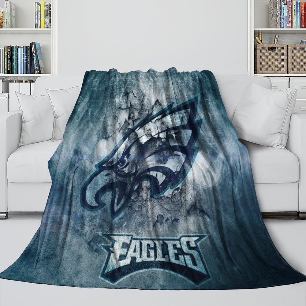 Philadelphia Eagles Blanket Flannel Fleece Throw Room Decoration (Online Order Only)