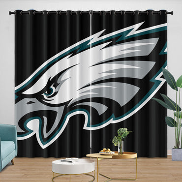 Philadelphia Eagles Curtains Blackout Window Drapes Room Decoration (Online Order Only)