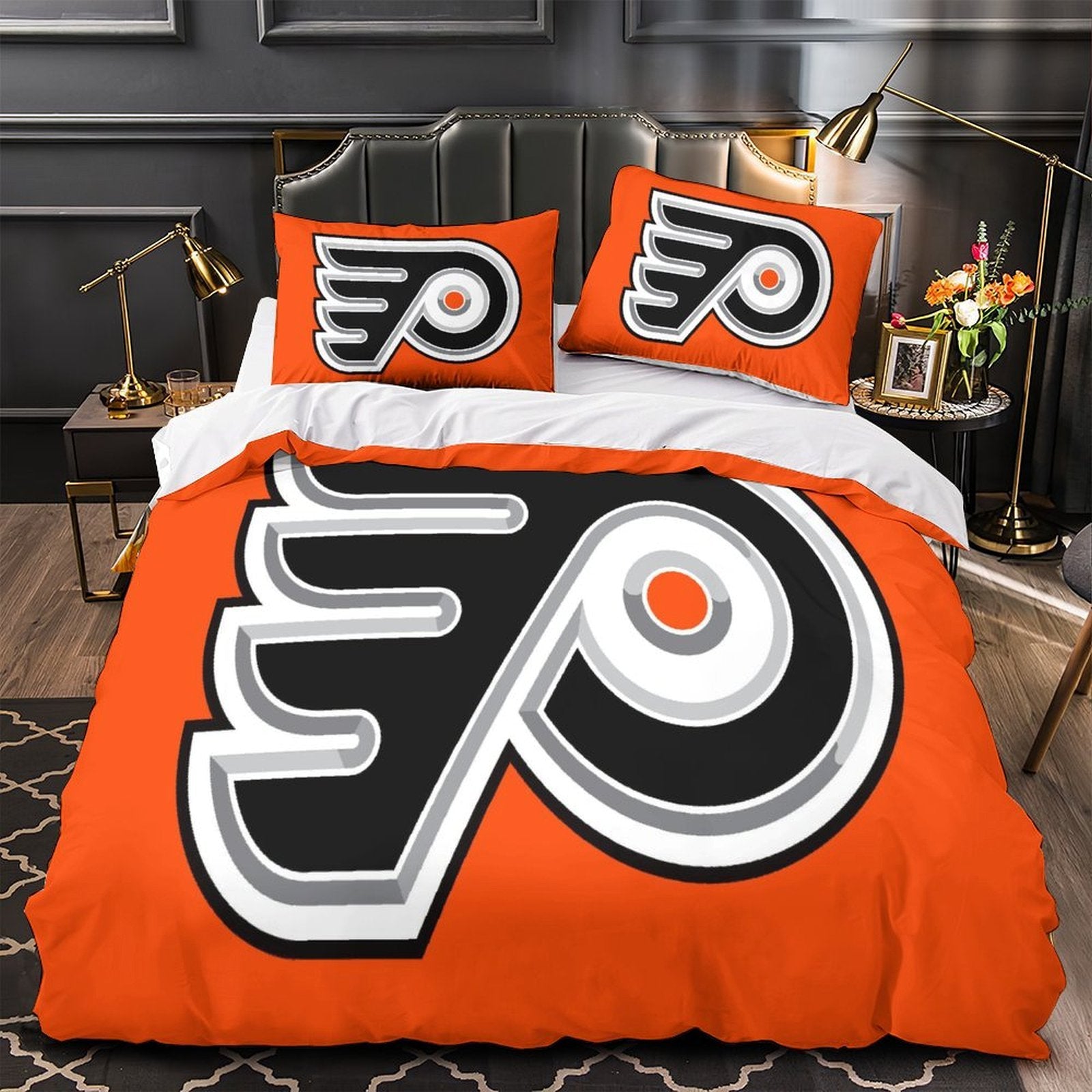 Philadelphia Flyers Bedding Set Quilt Duvet Cover Without Filler (Online Order Only)
