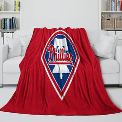 Philadelphia Phillies Blanket Flannel Throw Room Decoration (Online Order Only)