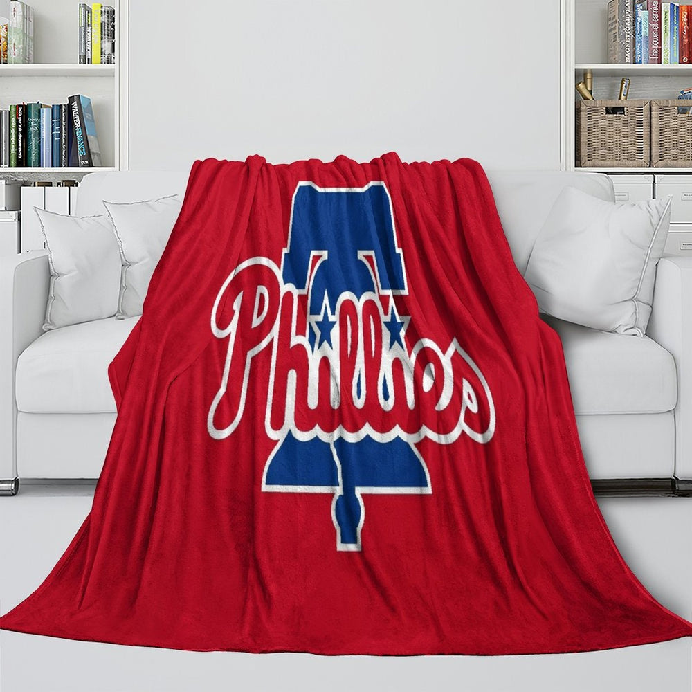 Philadelphia Phillies Blanket Flannel Throw Room Decoration (Online Order Only)
