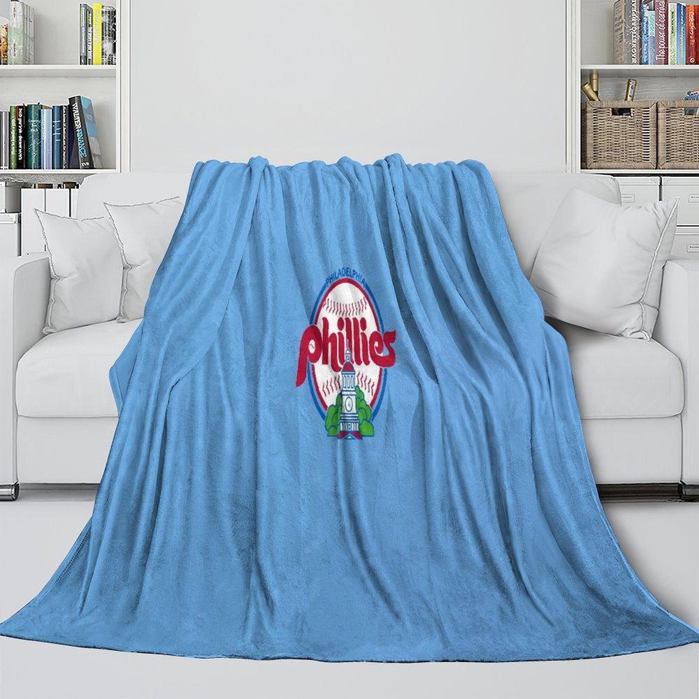 Philadelphia Phillies Blanket Flannel Throw Room Decoration (Online Order Only)