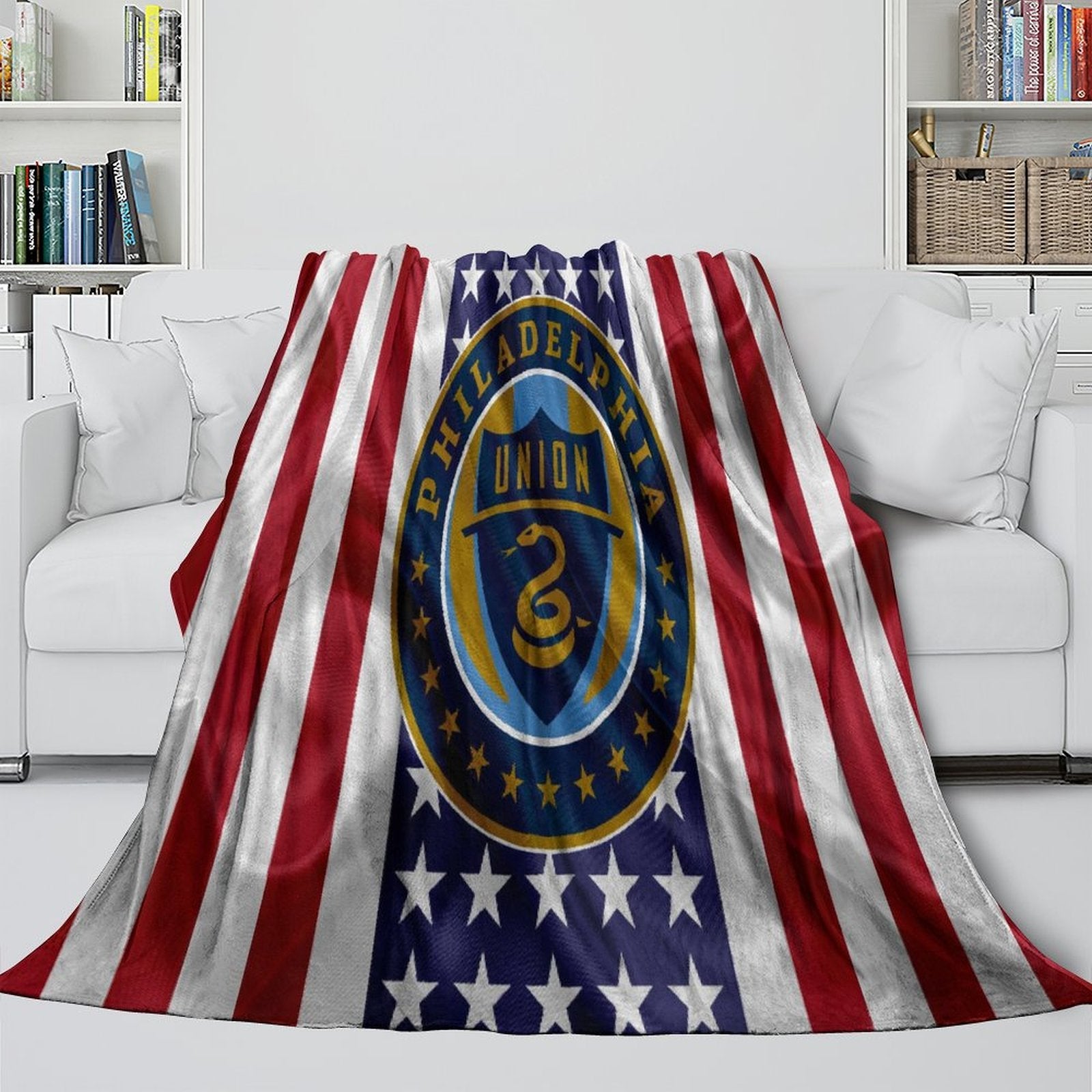 Philadelphia Union Blanket Flannel Fleece Throw Room Decoration (Online Order Only)