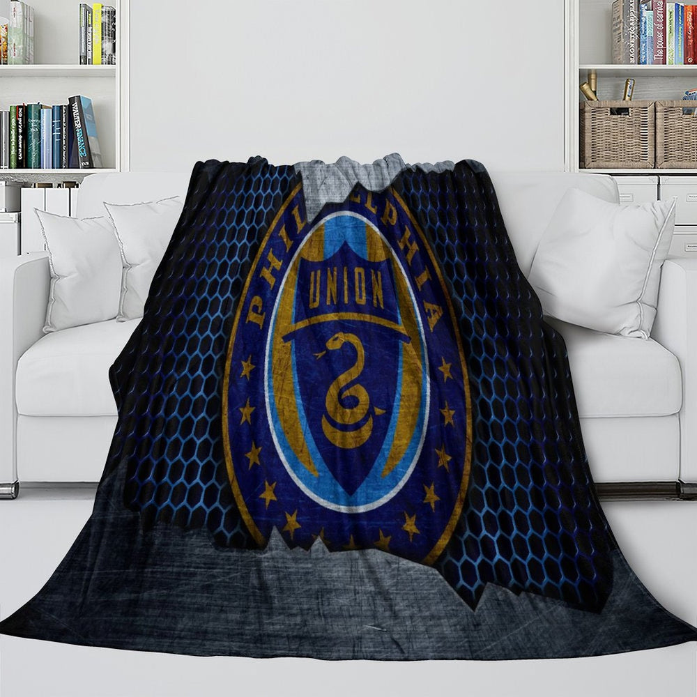 Philadelphia Union Blanket Flannel Fleece Throw Room Decoration (Online Order Only)