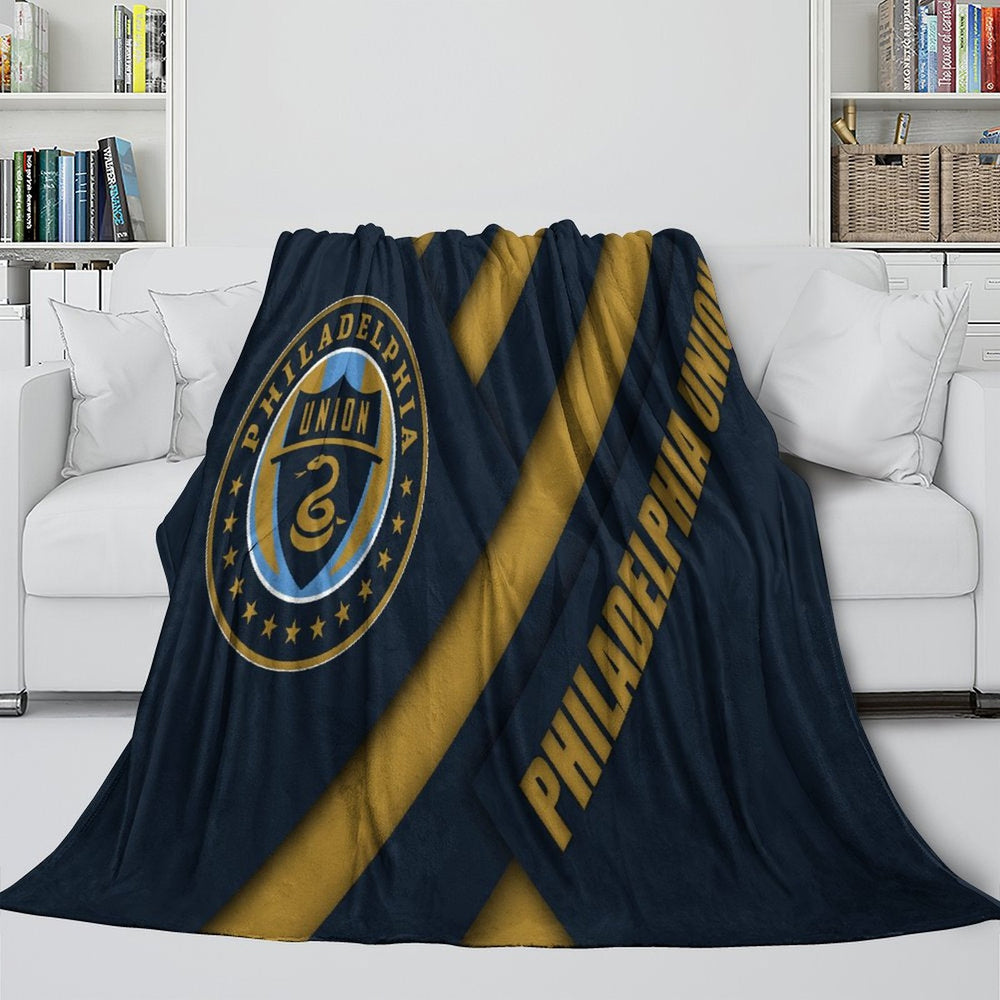 Philadelphia Union Blanket Flannel Fleece Throw Room Decoration (Online Order Only)
