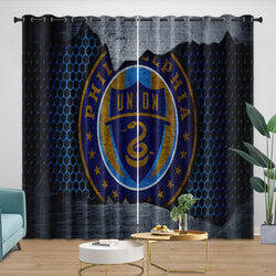Philadelphia Union Curtains Blackout Window Drapes Room Decoration (Online Order Only)