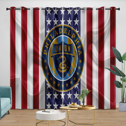 Philadelphia Union Curtains Blackout Window Drapes Room Decoration (Online Order Only)