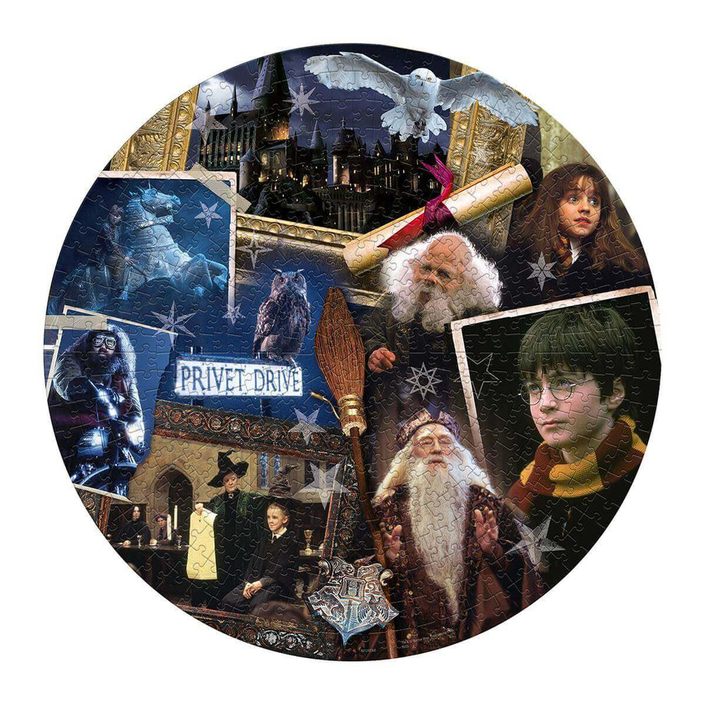 Philosopher’s Stone Harry Potter 500 Piece Round Jigsaw Puzzle Top Trumps (ONLINE ORDER ONLY)
