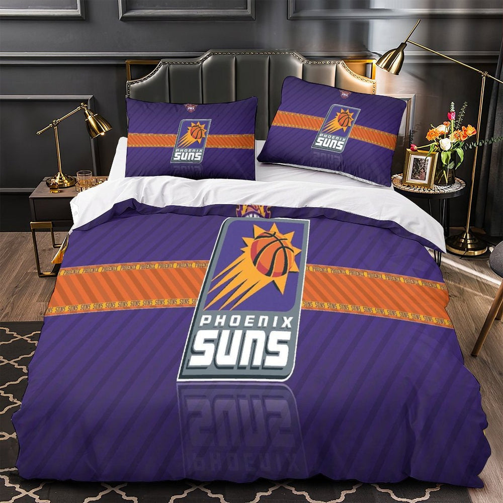 Phoenix Suns Bedding Set Duvet Cover Without Filler (Online Order Only)