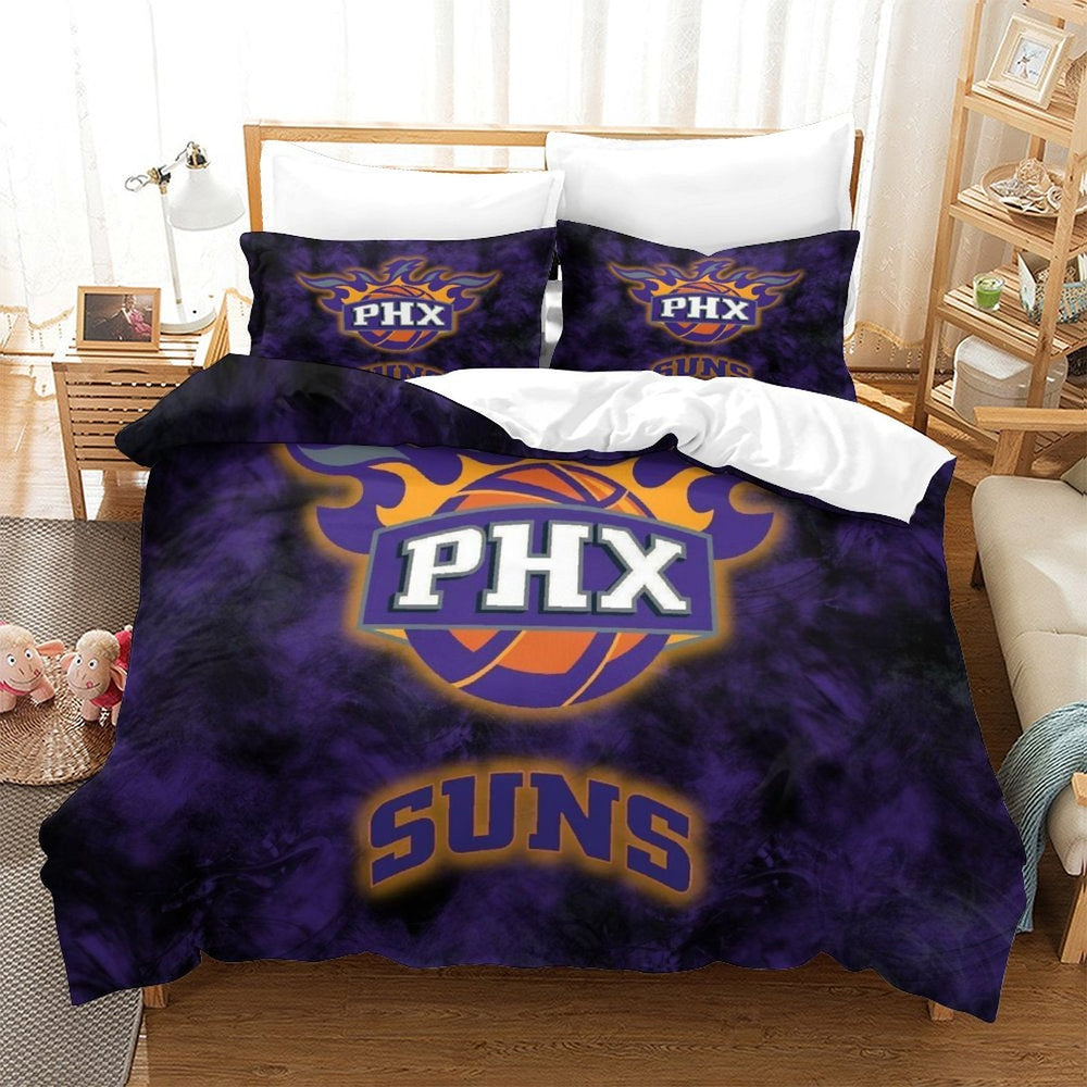 Phoenix Suns Bedding Set Duvet Cover Without Filler (Online Order Only)