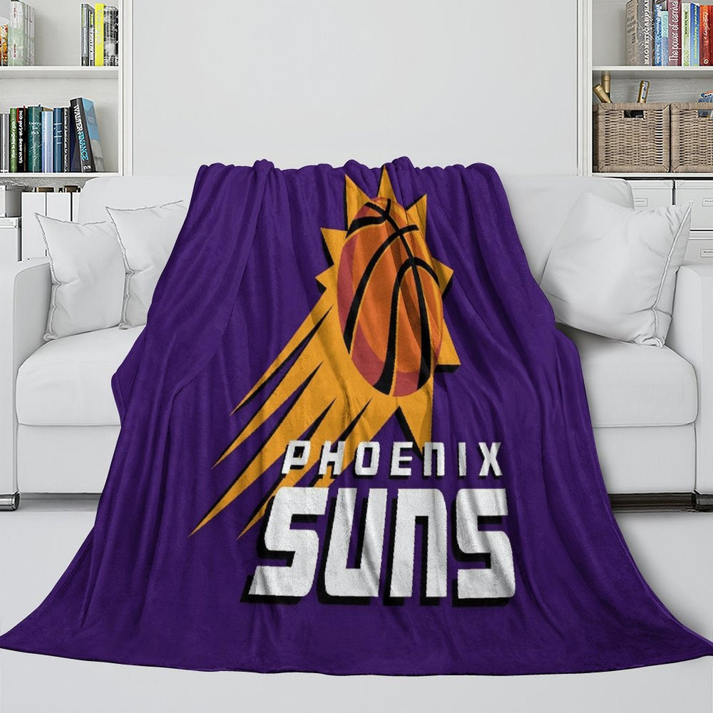 Phoenix Suns Blanket Flannel Fleece Throw Room Decoration (Online Order Only)