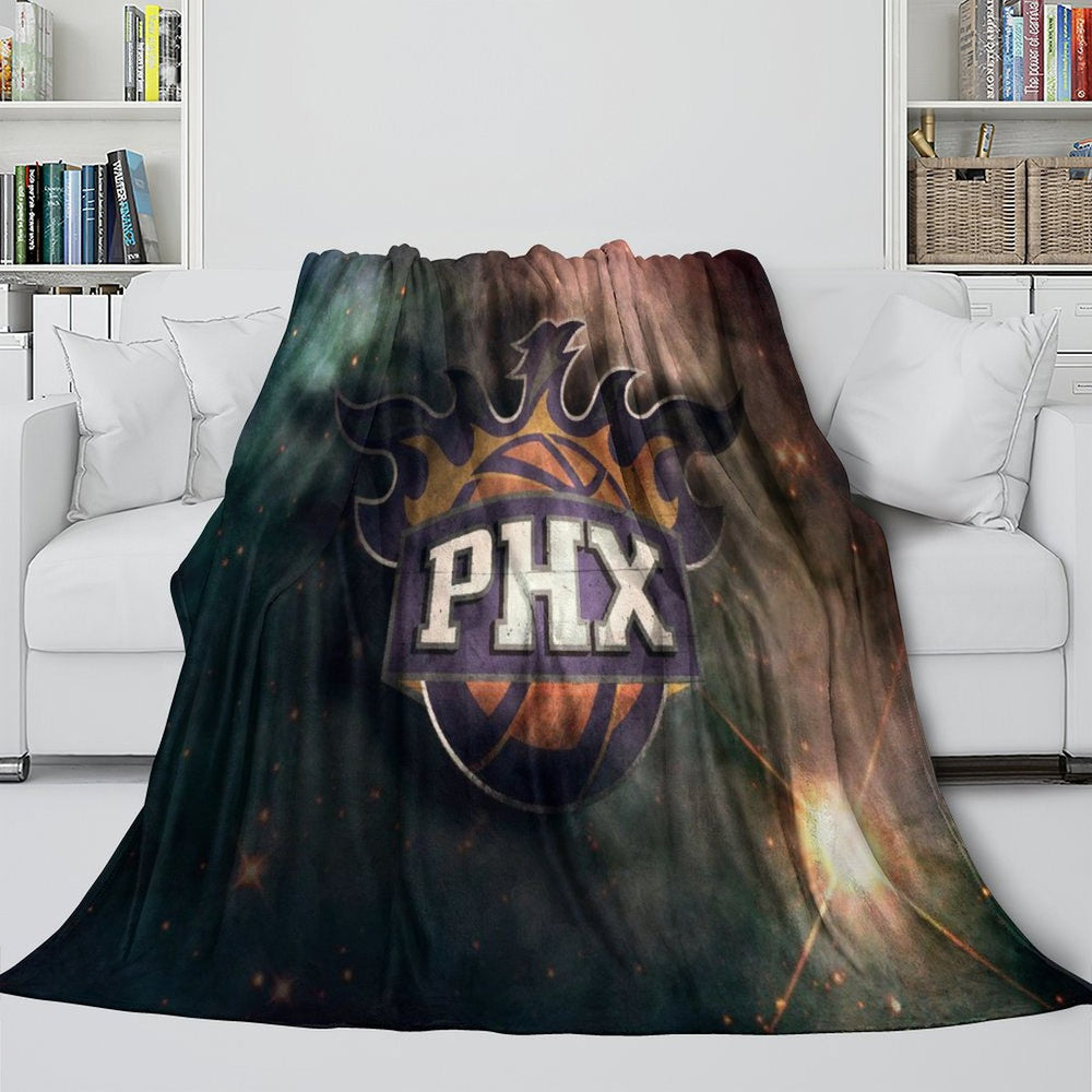 Phoenix Suns Blanket Flannel Fleece Throw Room Decoration (Online Order Only)