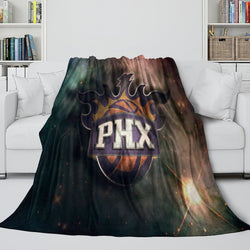 Phoenix Suns Blanket Flannel Fleece Throw Room Decoration (Online Order Only)