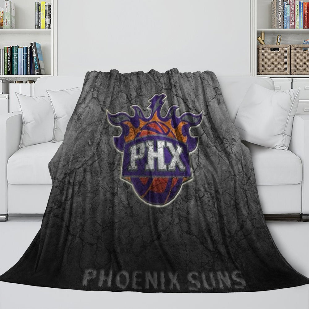 Phoenix Suns Blanket Flannel Fleece Throw Room Decoration (Online Order Only)