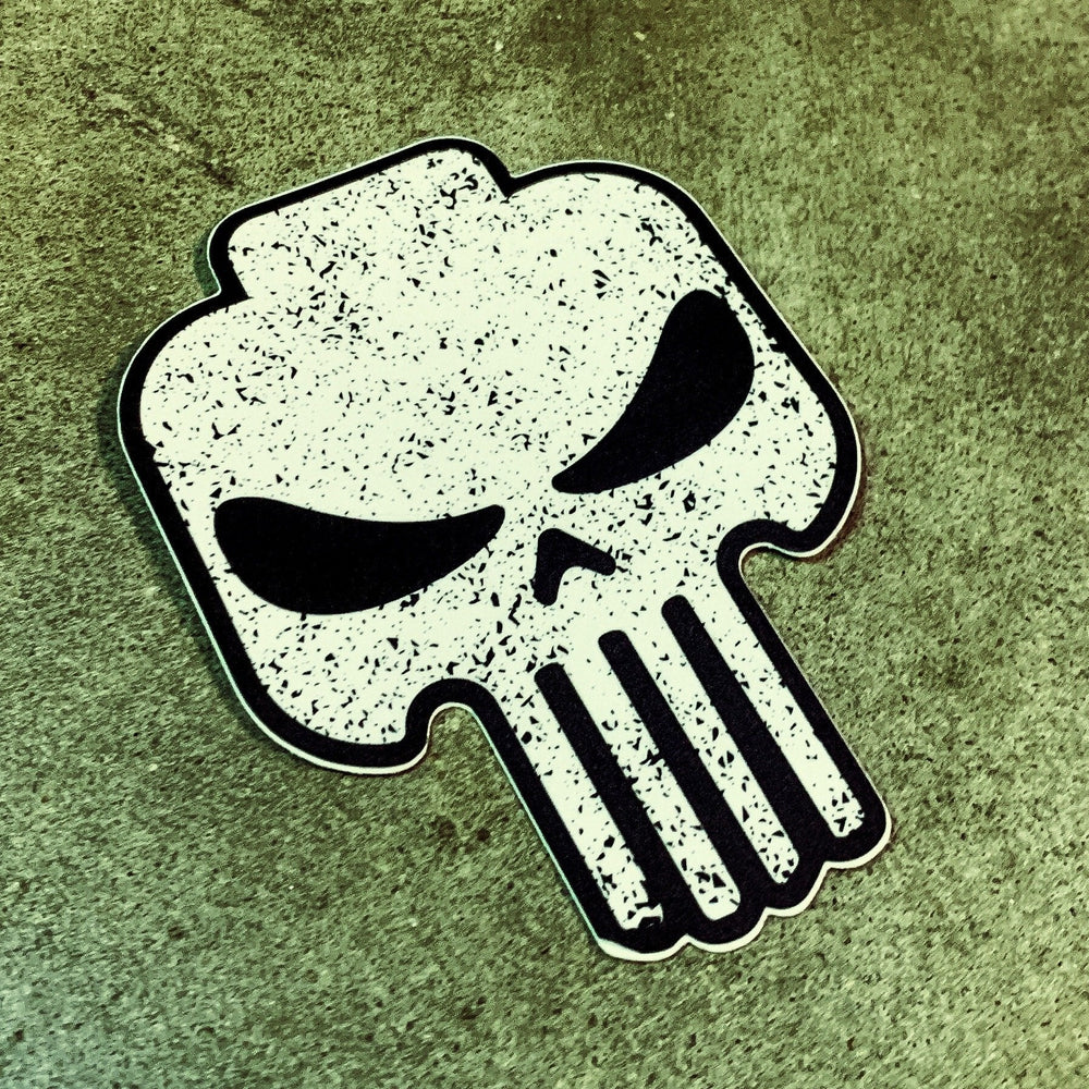 Punisher / Skeleton Mashup Sticker Decal (ONLINE ORDER ONLY)