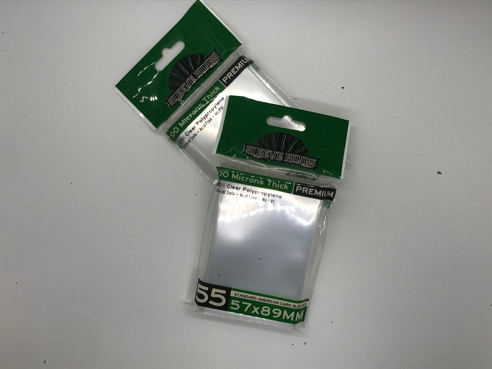 Premium Standard American Card Sleeves (57x89mm) 55 Pack, 100 Micron, SKS-9903 (ONLINE ORDER ONLY)